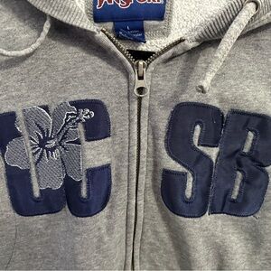UCSB Jansport Gray and Blue Sweatshirt Hoodie